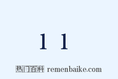 11是什么意思的图片